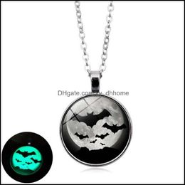 Pendant Necklaces Pendants Jewellery Glow Luminous Charms Chains For Women Party Fashion Wholesale - Drop Delivery 2021 L0Bmc