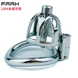 NXY Chastity Device Frrk Adult Sex Toys Men's Metal with Lock Chicken Catheter Short 0416