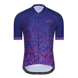 KEYIYUAN Funny Men's Cycling Jersey Bicycle Top Cycle Clothes Short Sleeve Racing Bike Shirt Mtb Sports Wear Tenue Velo Homme T220729