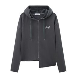 Jungkook Zipper Sweatshirt Gevşek Kore Sokak Giyim Baskı Kapşonlu Ceketler Jimin Zip Hoody L220812