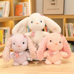 Cute long ears bunny doll children's birthday gift plush dolls company gift