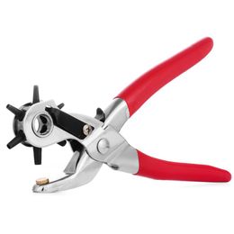 ply paper UK - Sunshinejewelry Hole Punch Plier Tool For Duty Strap Leather Paper Bags Watch Revolving DIY Crafts Belt and Jeans Buttons2950