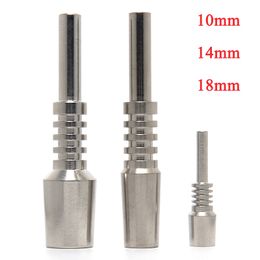 10mm 14mm 18mm Titanium Nail Smoking Accessories Tip Inverted Nails Ti Titanium Tips For Glass Water Pipes