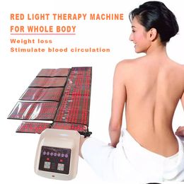 New Red Light Infrared Therapy led Pdt Bio-Light Beauty Items Seven Piece Set Big Size Full Body Mat 660nm 850nm Therapy Machine