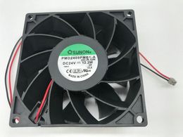 Freight free new Schneider atv71 frequency converter fan pmd2409pmb1-a DC24V 12.2w with interface