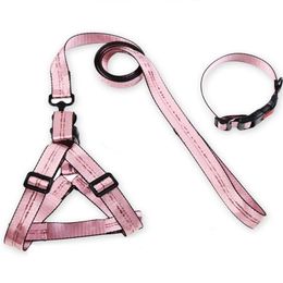 Dog Harness and Leash for Small Dogs French Bulldog Chihuahua Collar for Yorkies LC0179 T200517