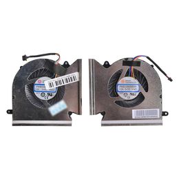 Fans & Coolings Laptop CPU GPU Cooling Fan For MSI GE66 GP66 GL66 N440 E330800930 N441 E330401690 4Pin 4Wire 5V 1.0A Notebook RadiatorFans