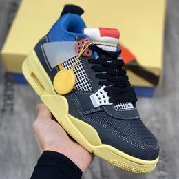 Good Quality 4 Retro Men Basketball Shoes Running High Union Off Noir Guava Ice Taupe Haze Women Trainers Trainers Fashion Designer Raptors Sports Sneakers Shoe