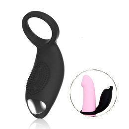 vibrators rings UK - Vibrator Massager Jewelry Tpe Butterfly Cara Membuat Male Dildos Enlargement Cock Ring for Men Penis Massage