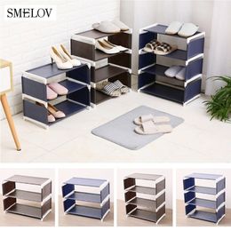 345layers shoe rack Organiser solid waterproof Shoes storage cabinet shelf Stand Holder Living room bedroom Door Shoe Y200527