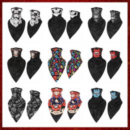 MZZ177 Skull Ghost Balaclava Headband Motorcycle Moto Neck Gaiter Face Mask Cover Tube Scarf Motocross Biker Cycling Bandana Men Women