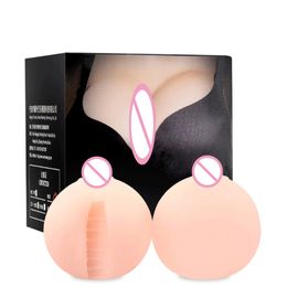 2/1pcs Silicone Artificial Breast Fake Male Masturbation Pressure Squeeze Ball Adult Products Vagina for sexy Toys