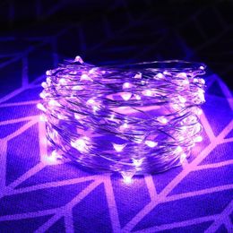 Strings 5/10m LED String Lights Garland Street Fairy Lamps Christmas Outdoor Remote For Patio Garden Home Tree Wedding DecorationLED