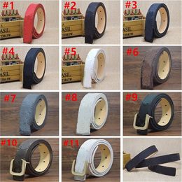 Wholesale Kids Designer Belts Fashion Children Letter Needle Buckle Belts Waistbands Lichee Classic Pattern Teenager Elegant Belt