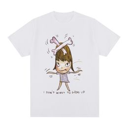 Yoshitomo Nara I Don't Want To Grow Up t-shirt Cotton Men T shirt TEE TSHIRT Womens 220407