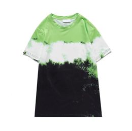 22ss Men's Tees Fashion Men Women Summer T Shirts 2 Colours Letter Pattern Print Mens Short sleeve Breathable Tops