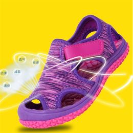 Summer Children Beach Boys Sandals Kids Shoes Closed Toe Baby Sport Sandals for Girls 220527