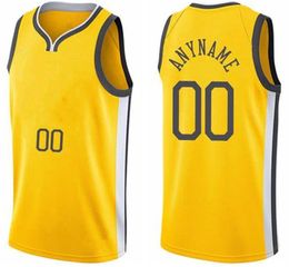 Printed Golden State Custom DIY Design Basketball Jerseys Customization Team Uniforms Print Personalised any Name Number Mens Women Youth Yellow Jersey