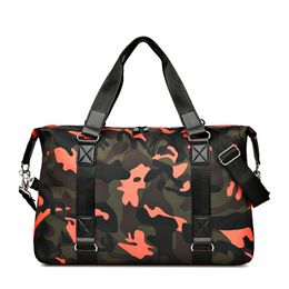 Duffel Bags Unisex Camouflage Travel Handbag Duffle Oxford Shoulder Messenger Tote Luggage Casual Sport Weekend Portable Clothing Carry X980