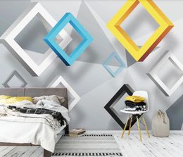 custom made 3D Wallpaper Mural Stereoscopic creative abstract For Living Bedroom TV Background Room Decor Painting stickers walls decoration