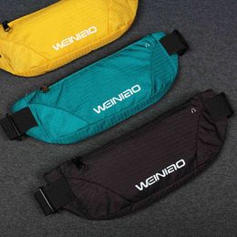 cell phone waist bag UK - Outdoor sports waist bag running mobile phone ultra thin stealth marathon equipment waterproof 220518