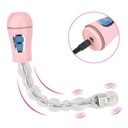 G Spot Massager Flexible Magic Wand Vibrators sexy Toys for Women Vagina Breast Vibrating Female Masturbation Anal Plug