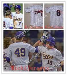 8 Alex Bregman Jersey 2022 NCAA Stitched College LSU Tigers Baseball Jerseys Vintage Baseball Wears