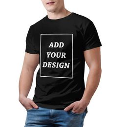 Custom Design Your Own Print T Shirt Image Made T Shirt ized Tshirt for Men 220614