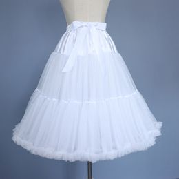 cupcake skirts UK - New Ruffle Short Tulle Black White Petticoat Dress Girls Skirt Cupcake Dress