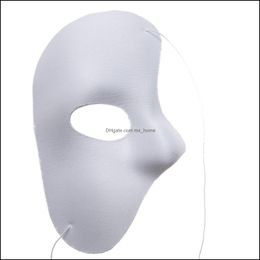 Phantom Of The Opera Face Mask Halloween Christmas New Year Party Costume Clothing Make Up Fancy Dress - Most Adts White Drop Delivery 2021