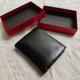 High Quality Men's Wallet Brand Designer Card Holder New Credit Card Holder Calfskin Writing Ballpoint Pen Case Original Box