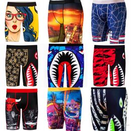 Designer Mens Underpants Sexy Ice Silk Quick Dry Boxers Breathable Shorts Pants With Package Branded Male Underwear