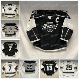 VipCeoMitNess Ontario Reign Hockey Jersey AHL T.J. Tynan Martin Frk Tyler Madden Vladimir Tkachev Sean Durzi Gabriel Vilardi Samuel Fagemo