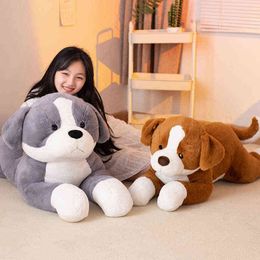 Cm Kawaii Long Cat Plush Toys Stuffed Soft Sofa Back Cushion Baby Accompanying Dolls Girls Birthday Gifts J220704