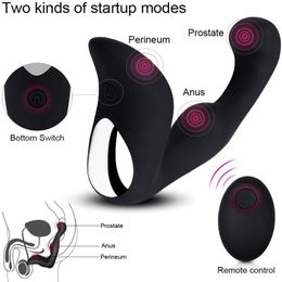 Powerful sexy Toys for Man Anal Plugs Vibrator 9 Speeds Prostate Massage Stimulation woman Male Masturbation machine dildo