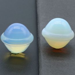 Fashion Healing Opalite Stone Pendant Candy Apple Bone Shaped Nonporous Gemstone DIY Jewellery Accessories Wholesale
