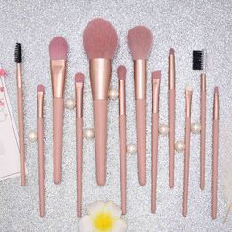 Makeup Tools 12 Pcs/lot Rose Gold Brushes Set Eye Shadow Blending Eyeliner Eyelash Eyebrow Brush For Tool Cosmetics Kit220422