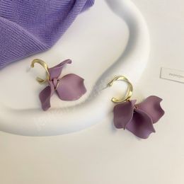 Sweet Jewellery Flower Earrings 2022 Trend Spring Summer Style Resin Dangle Earrings For Girl Lady Gifts