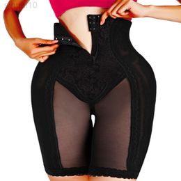 Shorts Women Dress Underwear Slimming Pants Tummy Control Pants Zipper Waist Trainer Body Shaper Push Up Butt Lifter Shapewear L220802