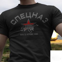Rússia Spetsnaz Men T-Shirt Contra-Terrorist Special Forces SWAT FSB 220608
