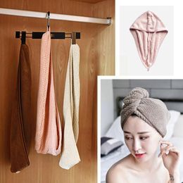 Towel Creative Pineapple Grid Water-absorbing Quick-drying Hair Super-absorbent Thickening Cap Coral Dry Fleece Shower Microf X4N5