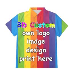 Kaseetop Custom 3D Printed Summer personalized shirts - Short Sleeve O-Neck Design for Dropping and Wholesale Unisex Tops (220708GX)