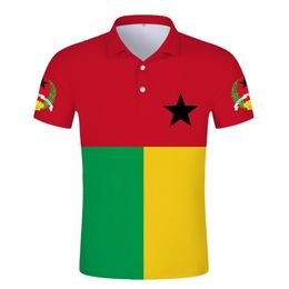 Guinea Bissau Polo Shirt Diy Free Custom Name Number Gnb Polo Shirt Nation Flag Country Gw Republic Guinee College 3d Clothes 220702