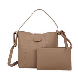 Evening Bag 's Luxury Composite Fashion Female Handbag Oblique Stuffed Mother Single Shoulder Handbags Leather Pu Bucket 220630