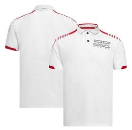 Men's T-shirts 2022 F1 Team T-shirt Formula 1 Racing T-shirts Summer Mens Polyester Quick Dry Polo Shirts Short Sleeved Fashion Car Workwear Jersey W39u