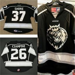 Chen37 C26 Nik1 2017 Mens Womens Kids ECHL Monarchs 37 Nick Shore 26 Daniel Ciampini Stitched Cheap High quality Hockey Jerseys Goalit Cut