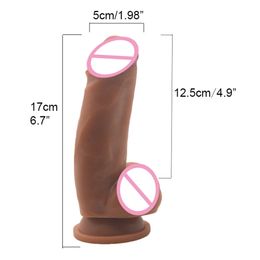 LUUK Realistic Big Dildo Muecas sexyuales Suction Cup Huge Dick Imitator For Man Masturbation Toys Shop