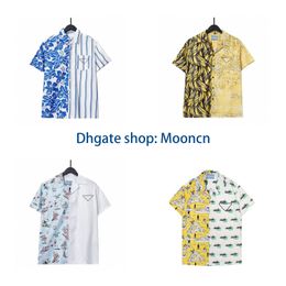 Top Designer mens T-shirts short-sleeved new spring and summer casual shirts street hip-hop men Casual T-Shirt print pattern unisex M-3XL