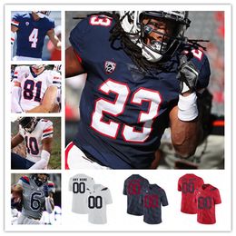 Benutzerdefinierte Arizona Wildcats College Football Jersey Jayden de Laura Michael Wiley Jonah Coleman Tetairoa McMillan Jacob Cowing Jacob Manu Dalton Johnson DJ Williams 4X