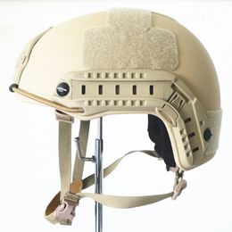 Wholesale-Real NIJ Level IIIA Ballistic Aramid KEVLAR Protective FAST Helmet OPS Core TYPE